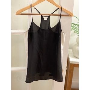 J.crew racerback blouse